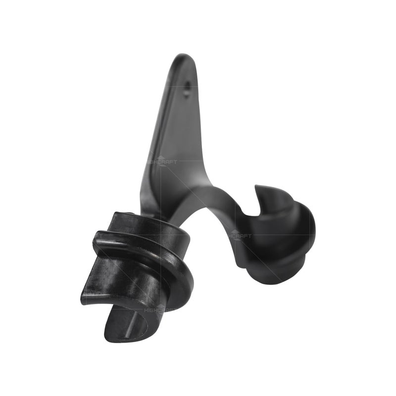 Highcraft PXBND12-10 PEX Bend Support 1/2 in., Wall Mount Tubing Pipe Hanger 90 Degree with Nail Plate, Polyethylene (10 Pack) - Image 3